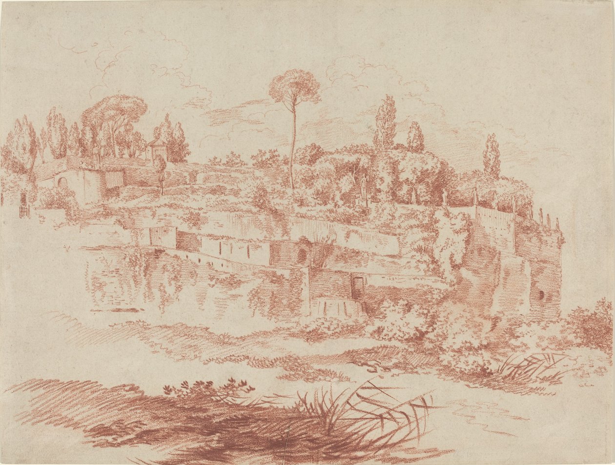 Ogrody Willi Mattei autorstwa Jacques François Amand
