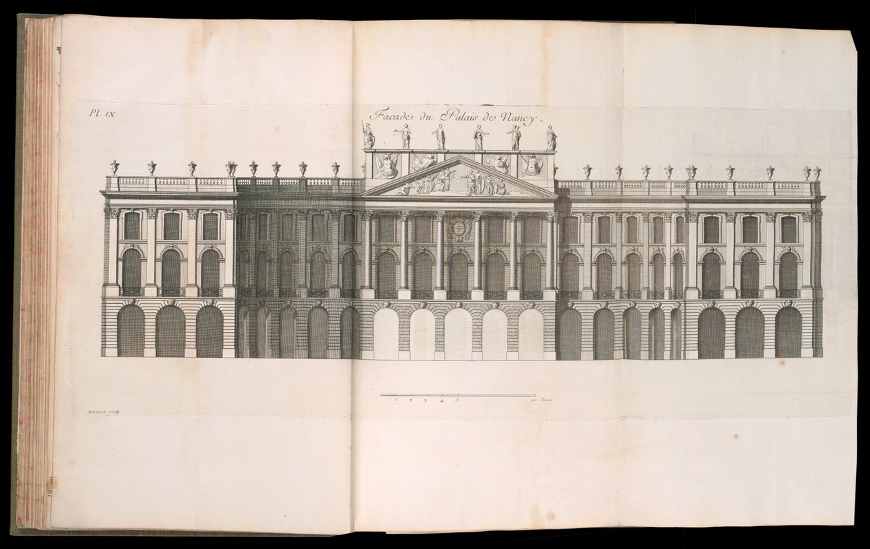 Oprawa (Francja) autorstwa Jacques François Blondel