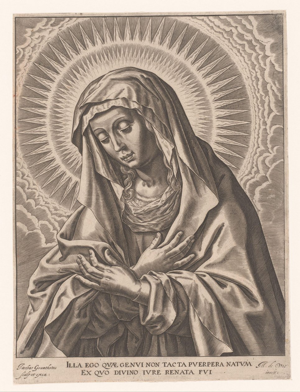 Dziewica Maryja autorstwa Jacques Granthomme