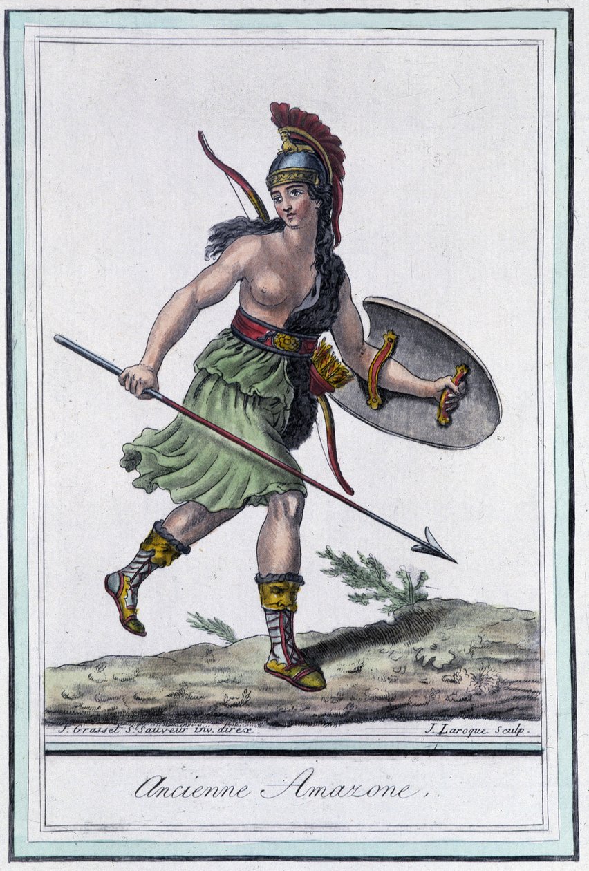 Stara Amazonka - w „Encyklopedii podróży” Grasset St Sauveur, wyd. 1796 autorstwa Jacques Grasset de Saint Sauveur