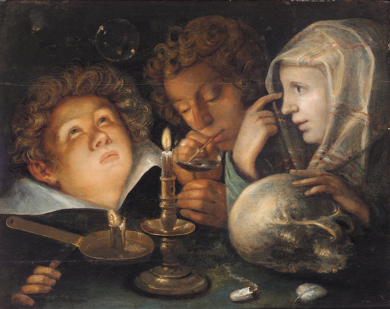 Alegoria próżności, szefie autorstwa Jacques II de Gheyn