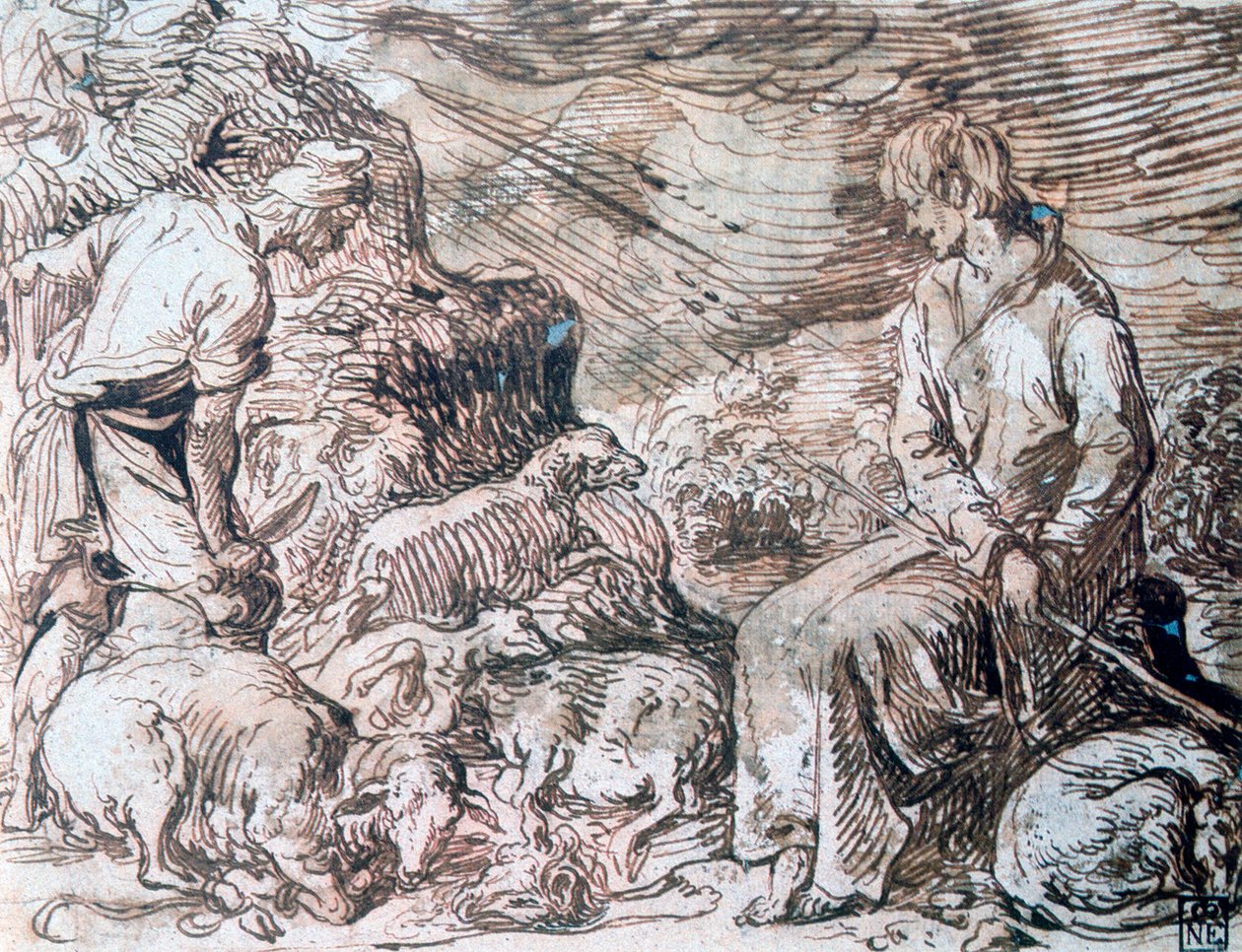 Hipokrates i Demokryt, ok. 1584-1629 autorstwa Jacques II de Gheyn