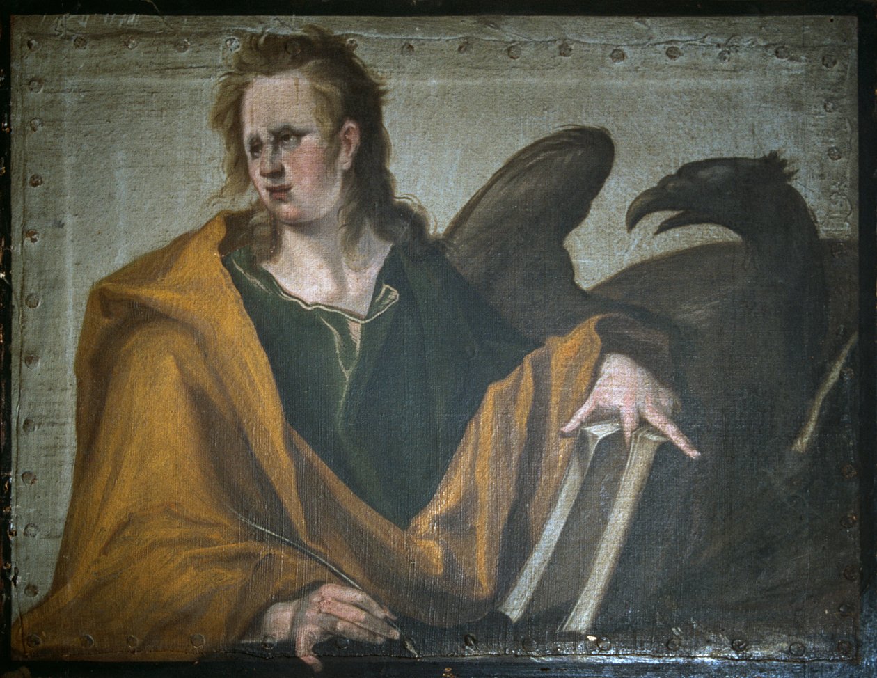 Św. Jan Ewangelista, 1588 autorstwa Jacques II de Gheyn