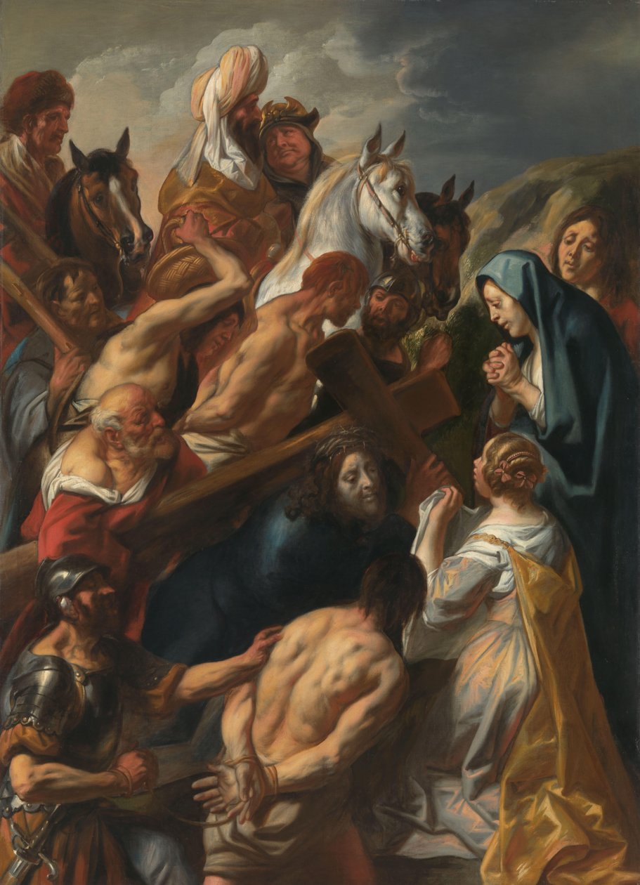 Chrystus w drodze na Kalwarię autorstwa Jacques Jordaens