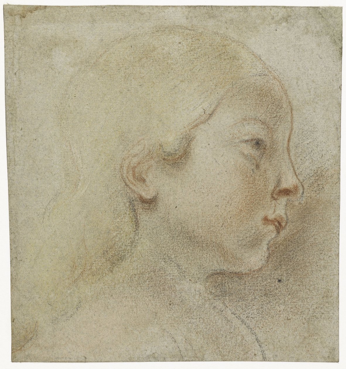 Głowa dziecka po prawej autorstwa Jacques Jordaens