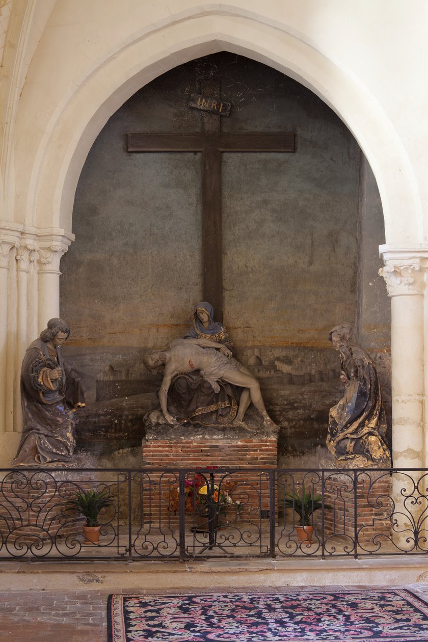 Lamentacja (tynk malowany) autorstwa Jacques Jubert