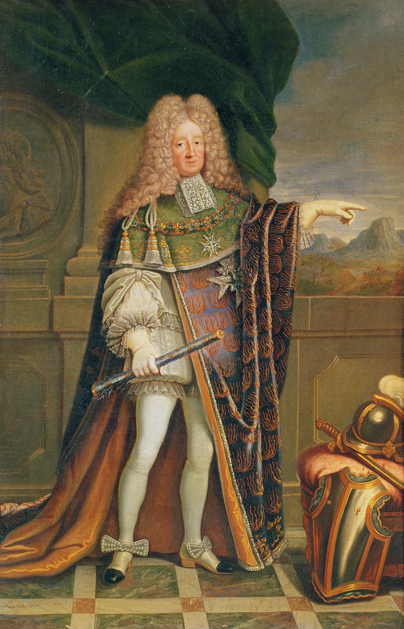 Portret Rene de Froulay, hrabiego Tesse, ok. 1703 (olej na płótnie) autorstwa Jacques Laumosnier