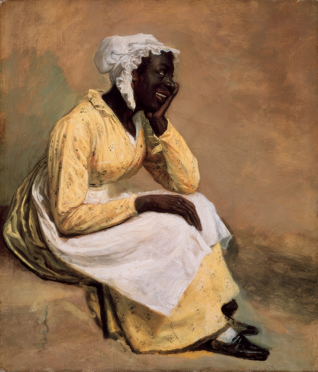 Portret czarnego albinosa autorstwa Jacques Laurent Agasse