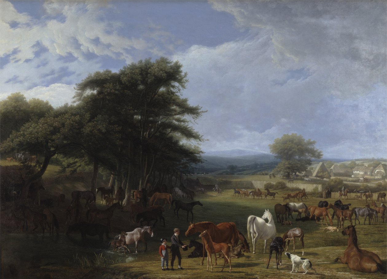 Stadnina Lorda Rivera, Stratfield Saye autorstwa Jacques Laurent Agasse