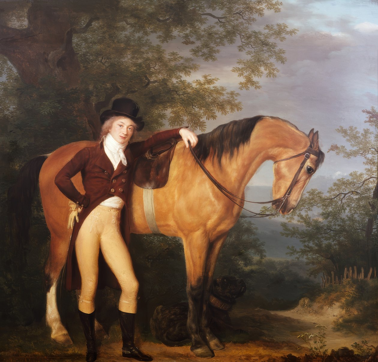 Autoportret Jacques-Laurent Agasse autorstwa Jacques Laurent Agasse