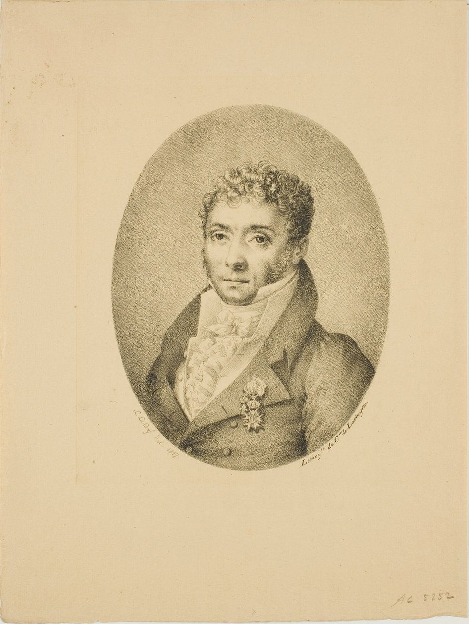 Portret mężczyzny autorstwa Jacques Louis Constant Le Cerf