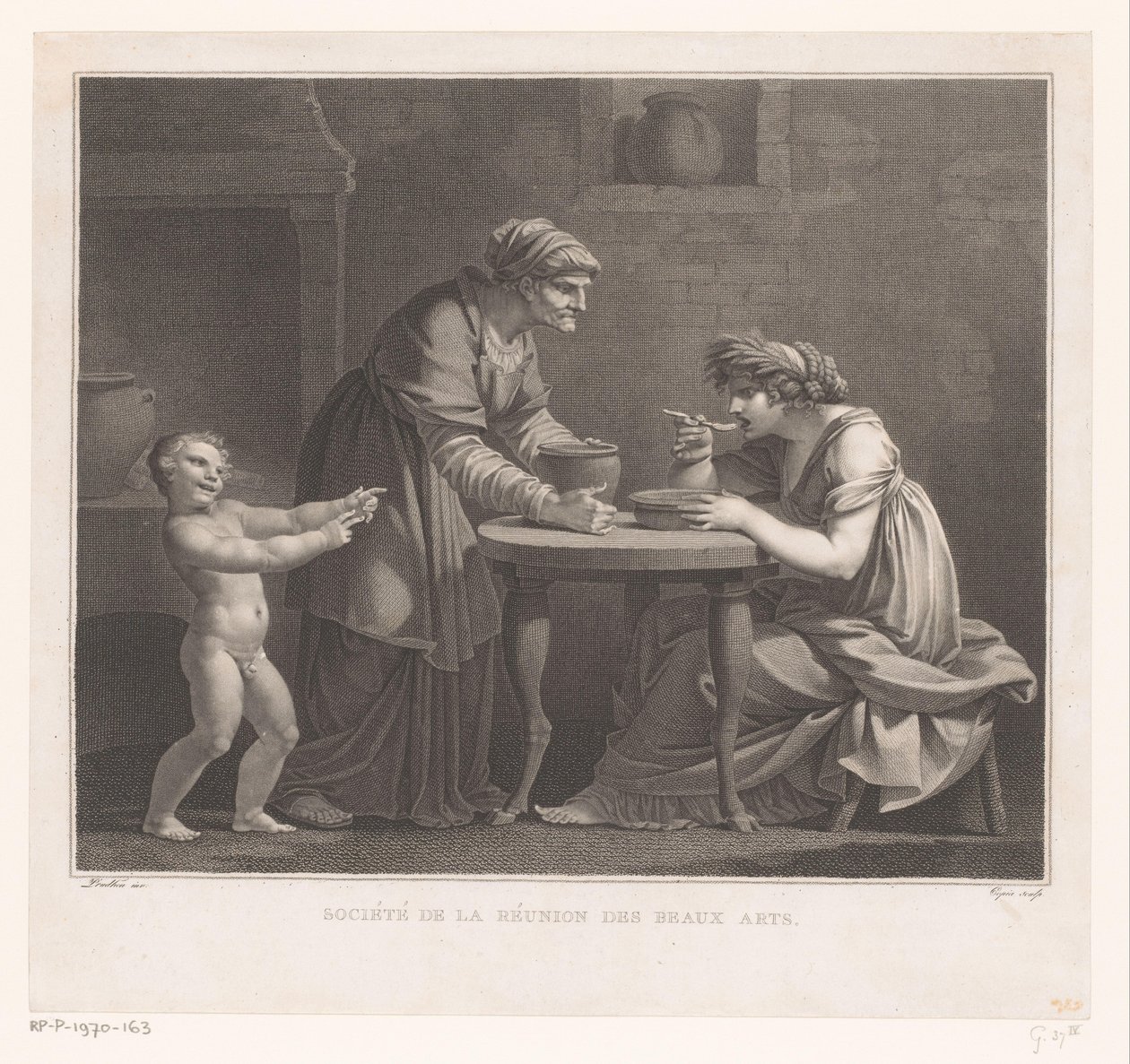 Wyśmiewanie Ceres La Vengeance de Ceres autorstwa Jacques Louis Copia
