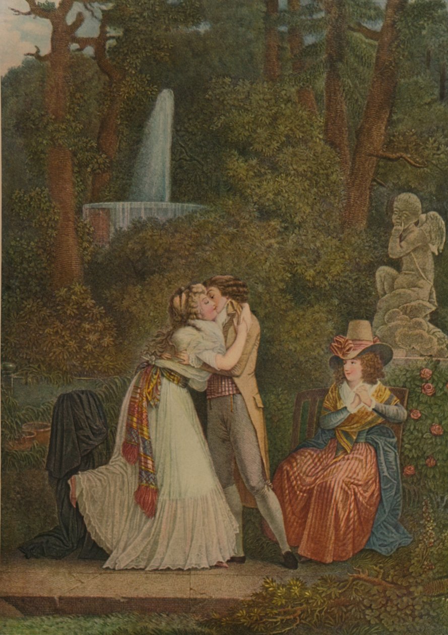 Julia, czyli pierwszy pocałunek miłości, pierwszy pocałunek, 1784-1799, 1913 autorstwa Jacques Louis Copia