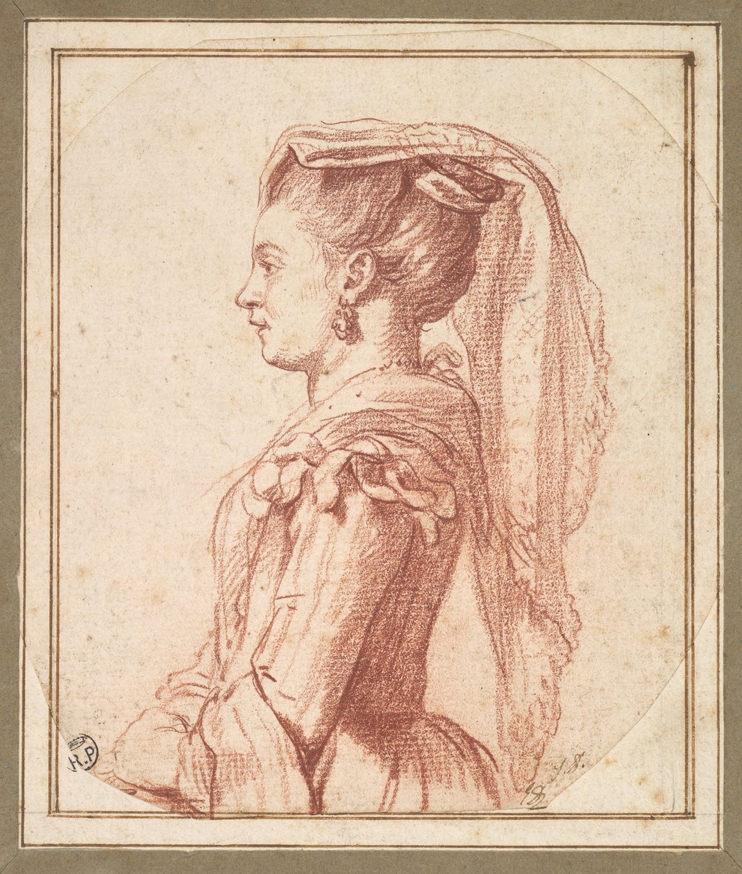 Młoda kobieta z Frascati autorstwa Jacques Louis David