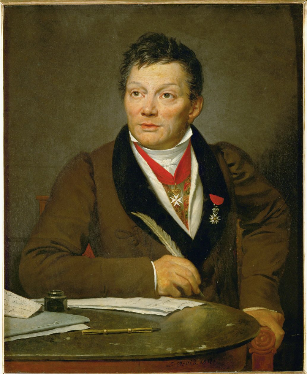 Alexandre Lenoir, założyciel Musee des Monuments Francais ... autorstwa Jacques Louis David