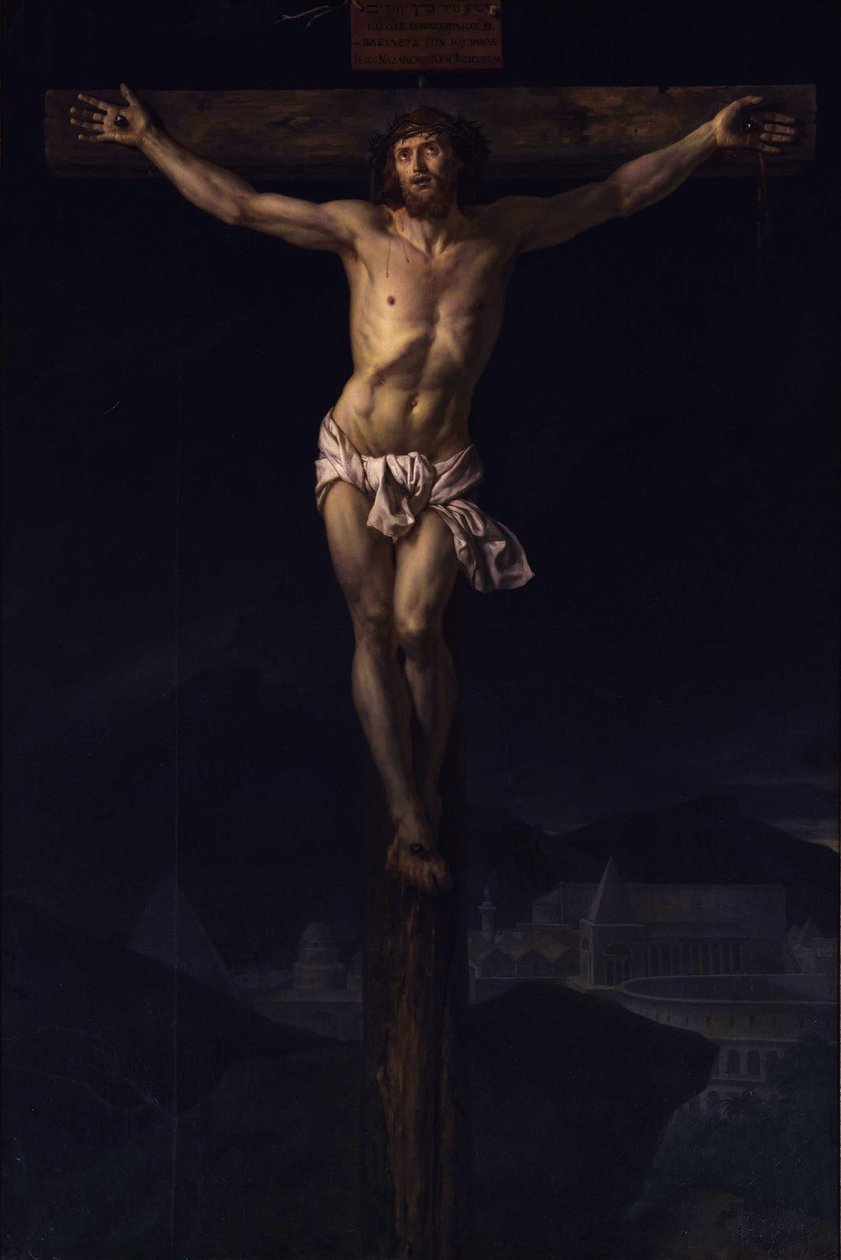 Chrystus na krzyżu autorstwa Jacques Louis David