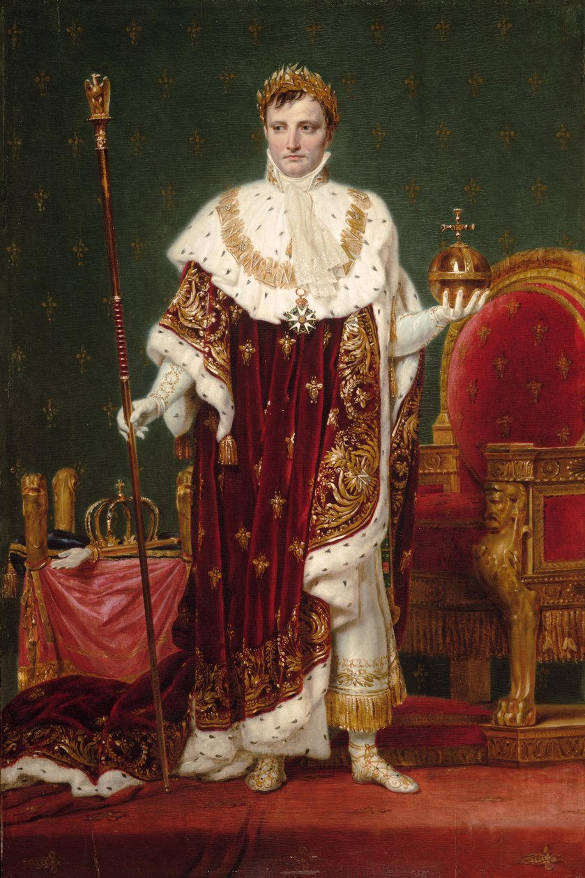 Cesarz Napoleon I autorstwa Jacques Louis David