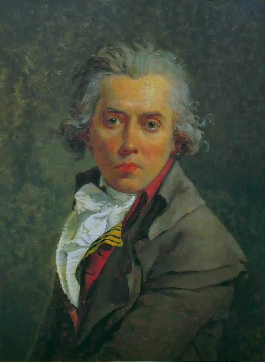 Włoski:  Autoritratto Autoportret z trzema kołnierzykami autorstwa Jacques Louis David