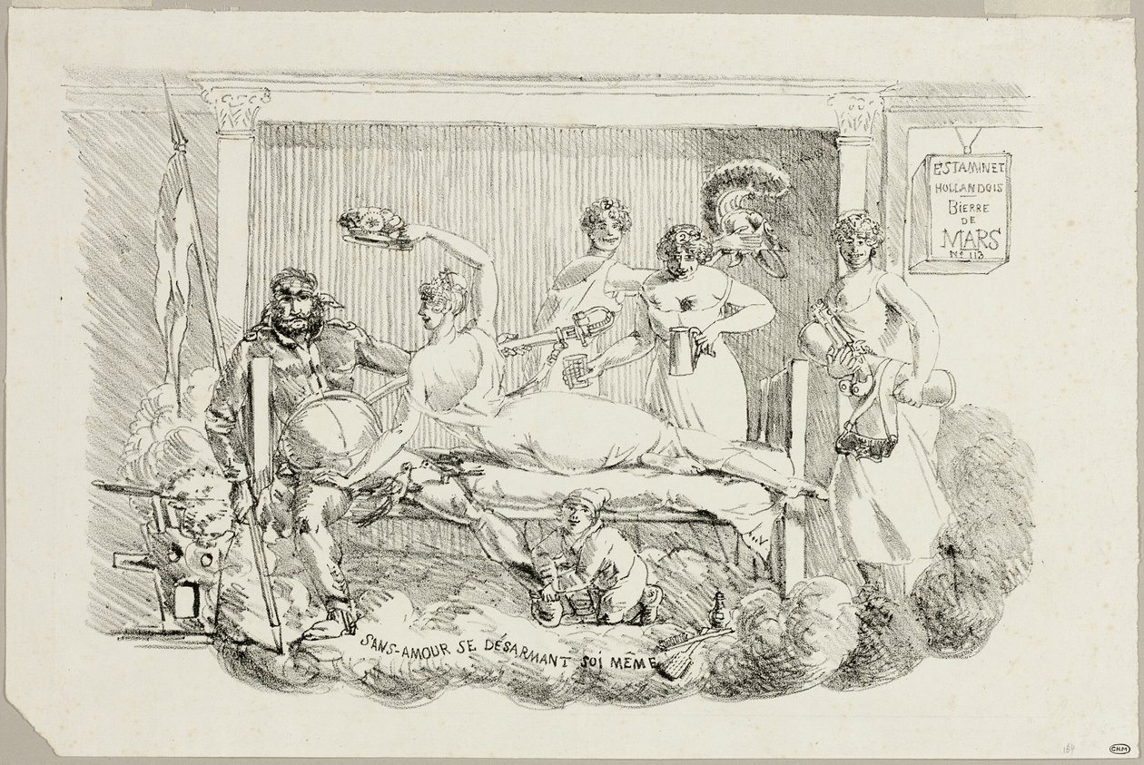 Bez miłości rozbrajanie samego siebie autorstwa Jacques Louis David