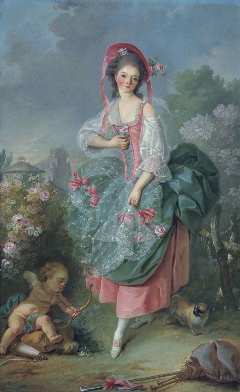 Mademoiselle Guimard jako Terpsichore autorstwa Jacques Louis David