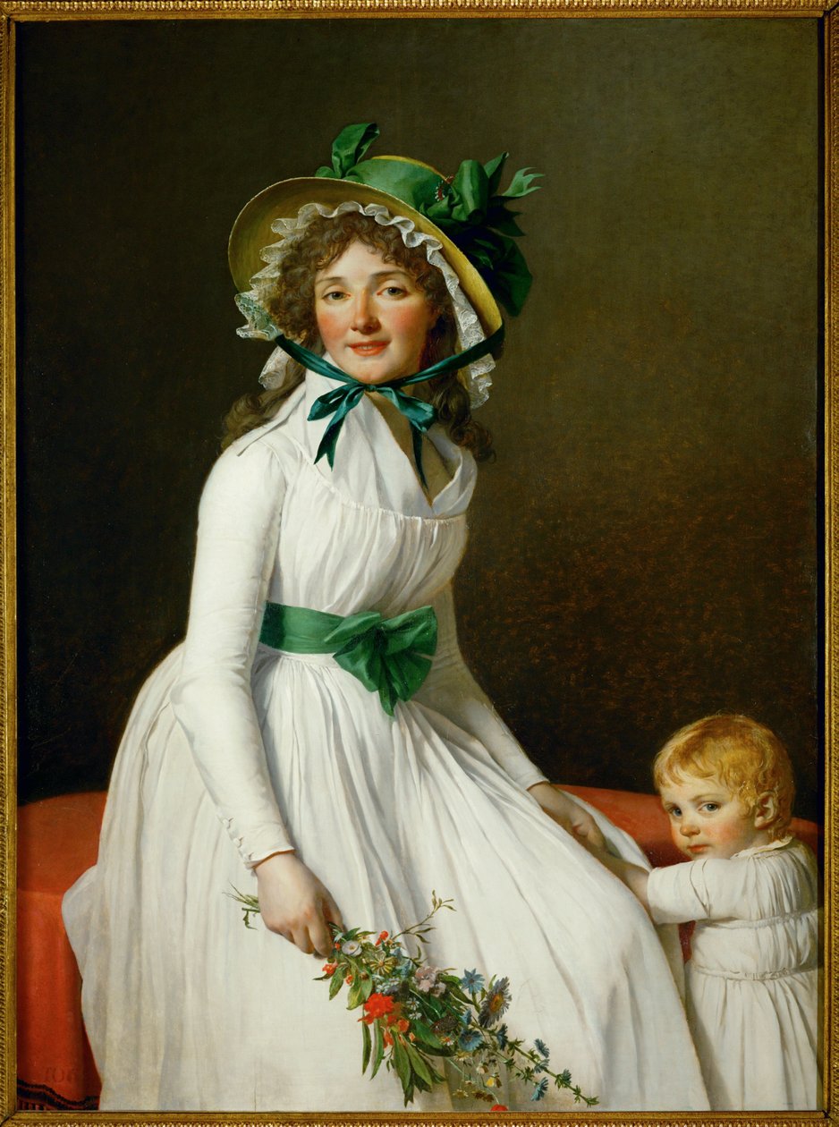 Pani Seriziat i jej syn ... autorstwa Jacques Louis David