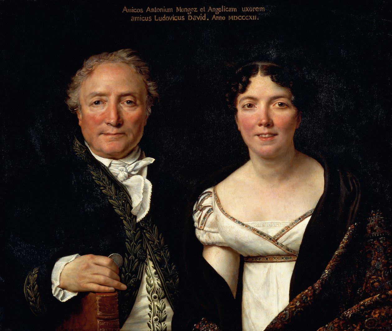 Portret Antonio Mongeza i jego żony autorstwa Jacques Louis David