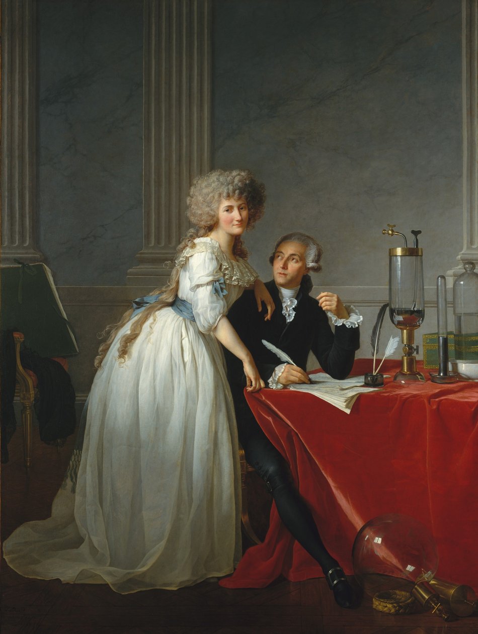 Portret francuskiego chemika Antoine