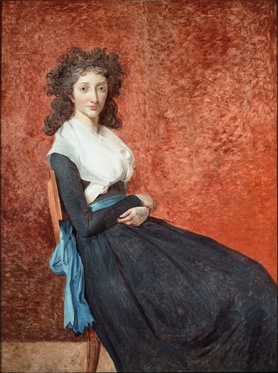 Portret Madame Charles Louis Trudaine - olej na płótnie autorstwa Jacques Louis David