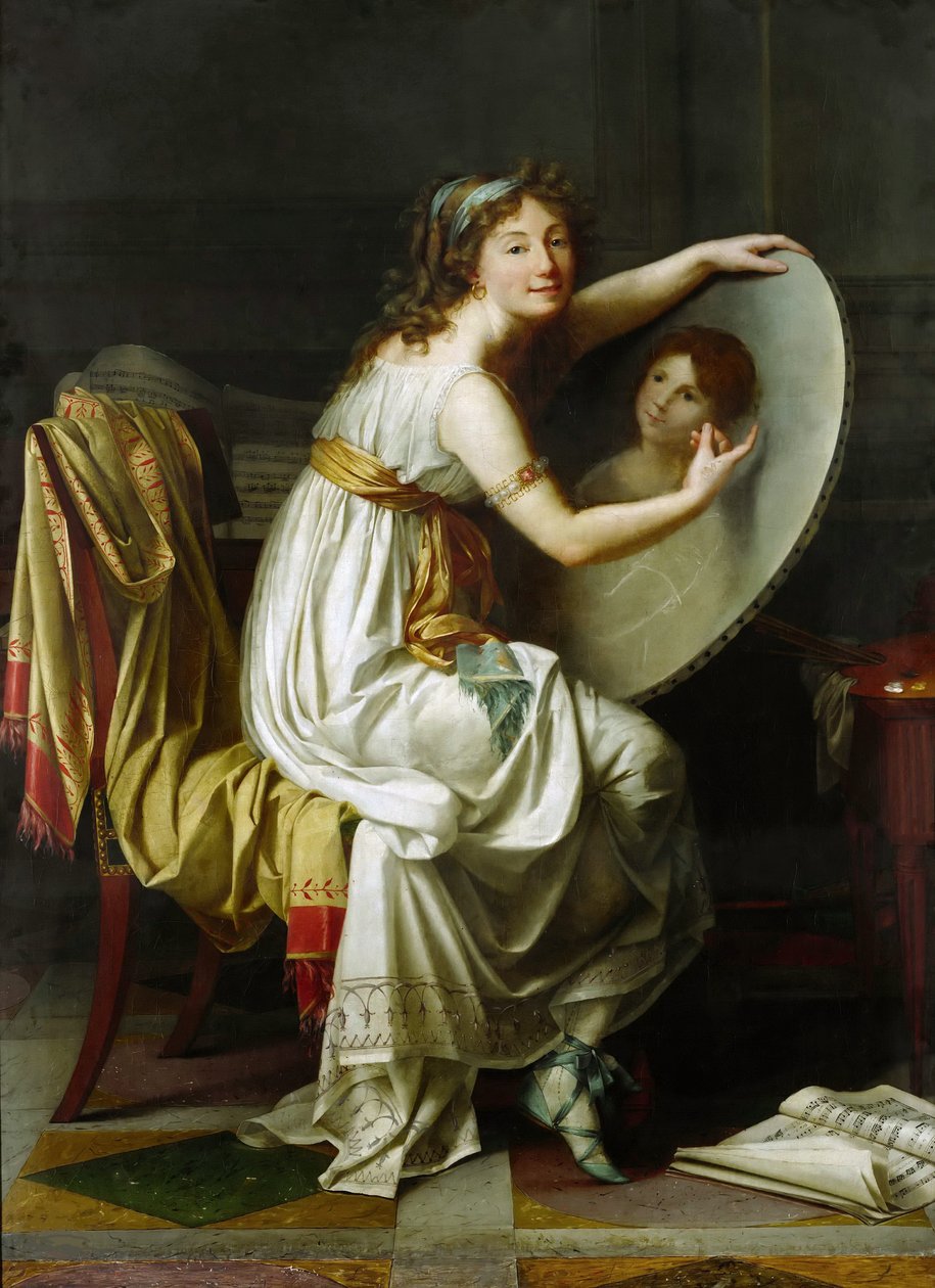 Portret róży Adelajdy Ducreux, ok. 1930 r. 1800. autorstwa Jacques Louis David