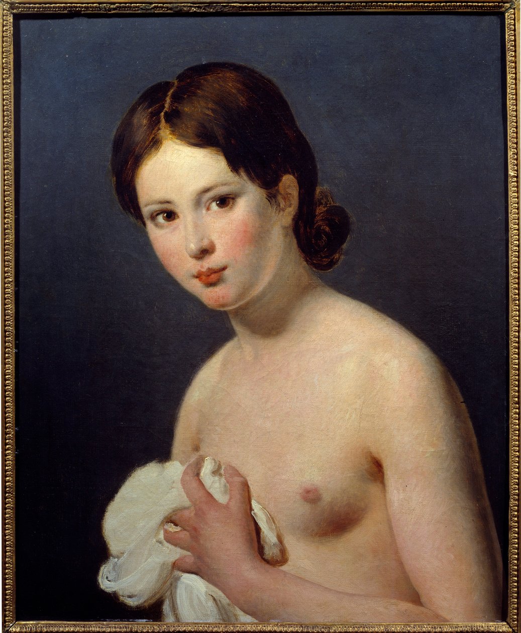 Portret młodej dziewczyny. Obraz Jacquesa Louisa Davida (1748-1825) autorstwa Jacques Louis David