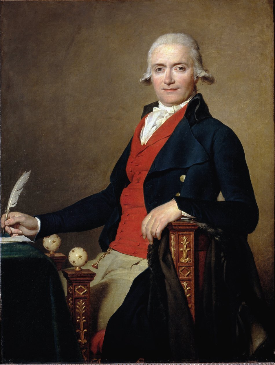 Portret ministra Gasparda Meyera - olej na płótnie autorstwa Jacques Louis David