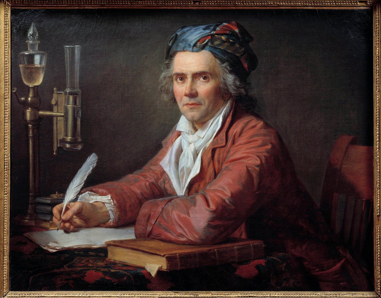 Portret lekarza Alphonse Leroy autorstwa Jacques Louis David