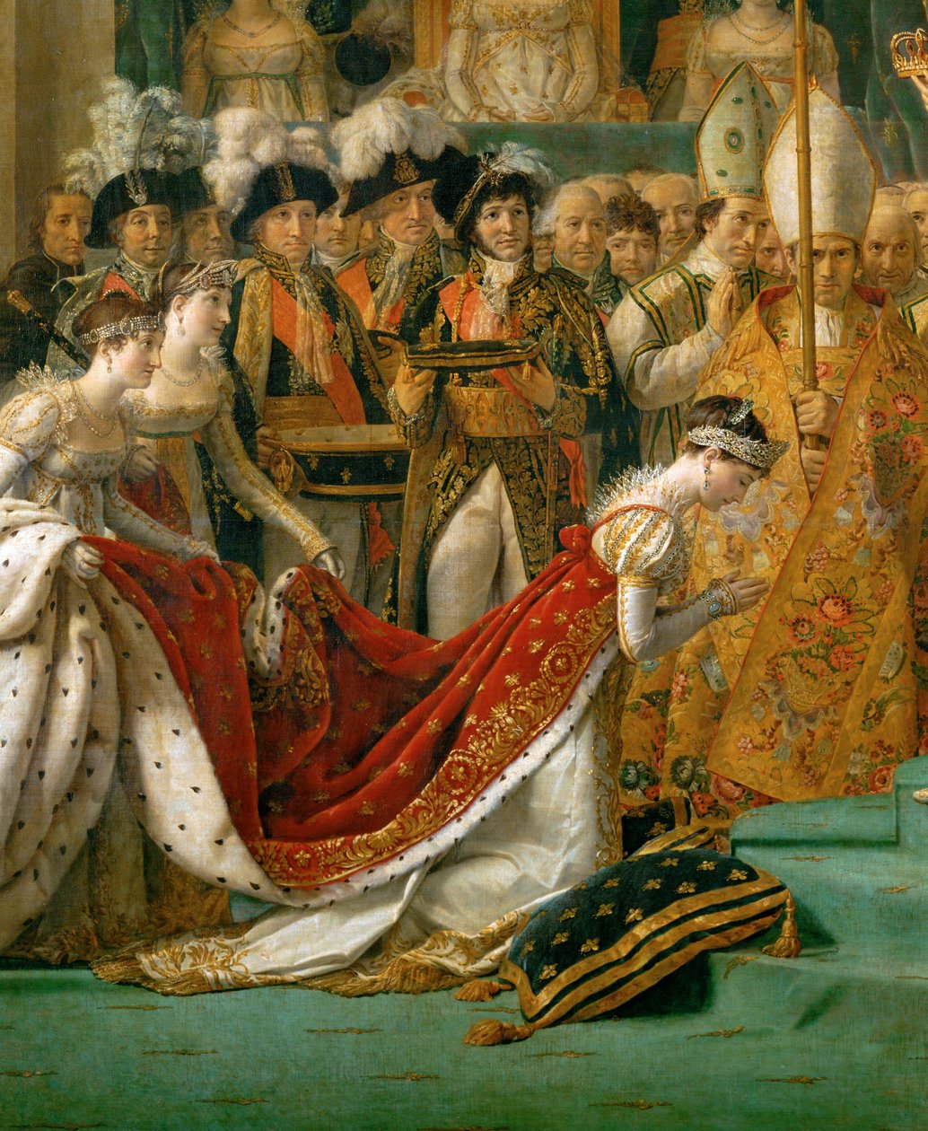 Koronacja Napoleona w Notre-Dame ... autorstwa Jacques Louis David