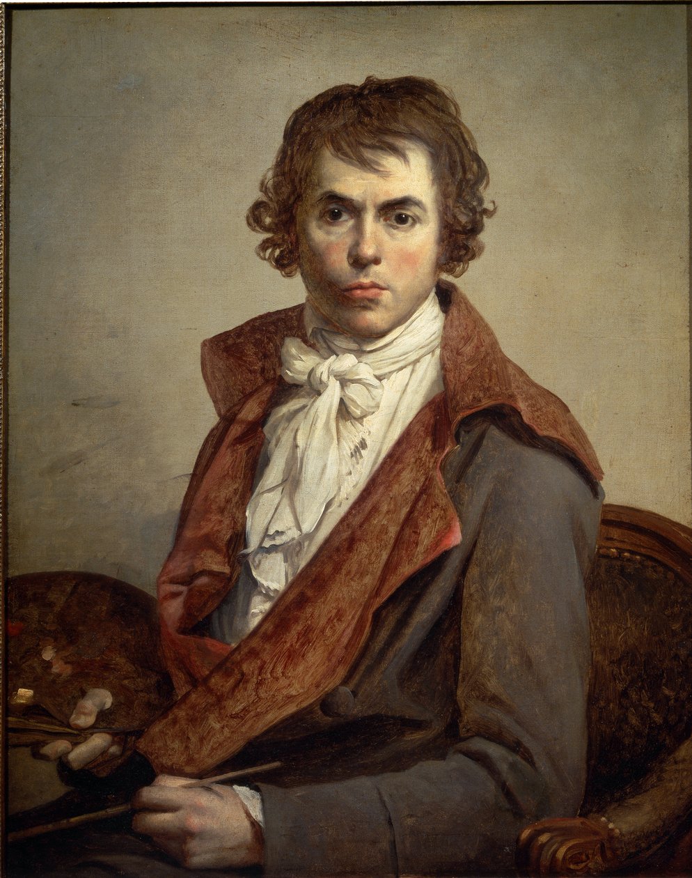 Autoportret - 1794, olej na płótnie autorstwa Jacques Louis David