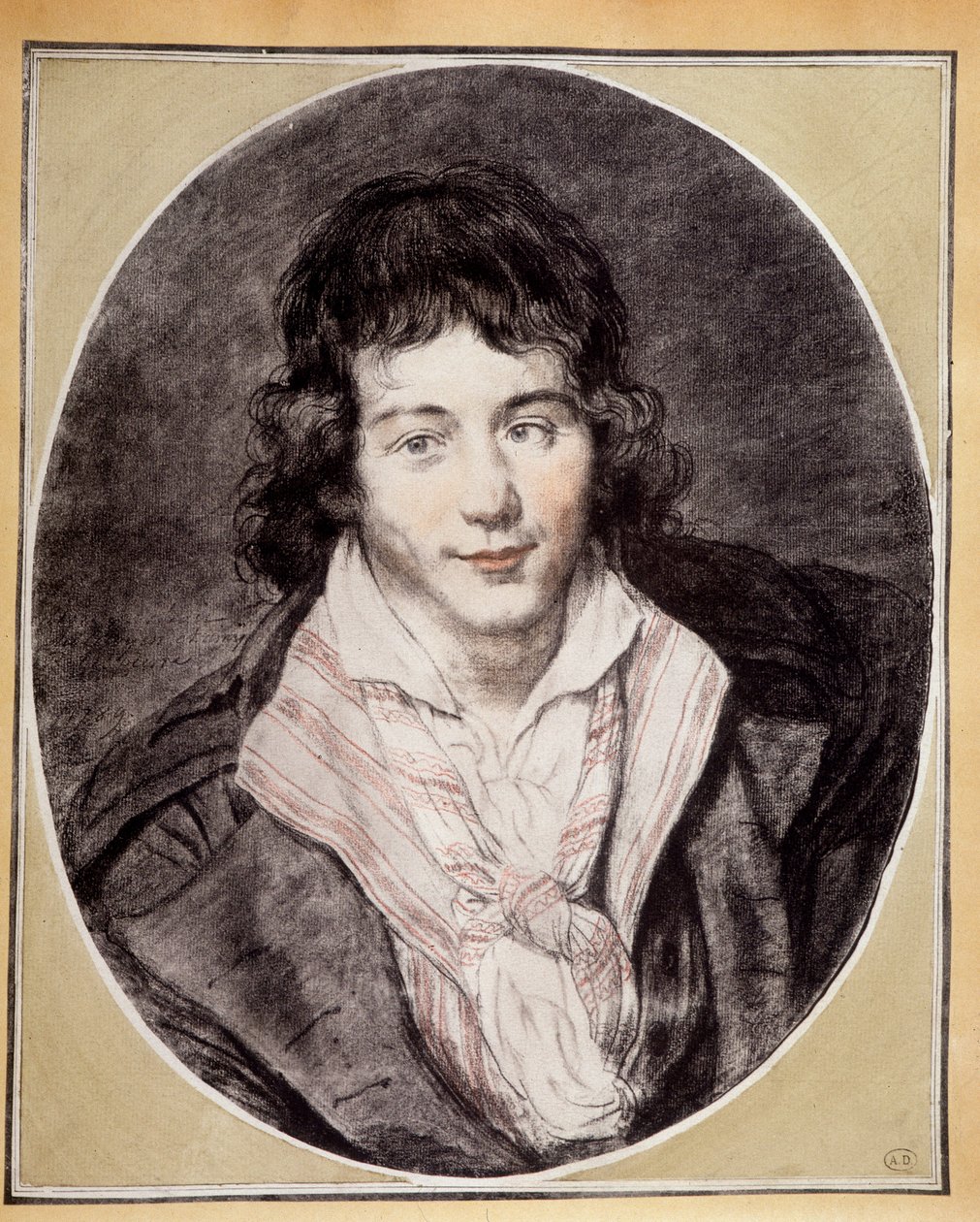 Autoportret, Jacques-Louis David autorstwa Jacques Louis David