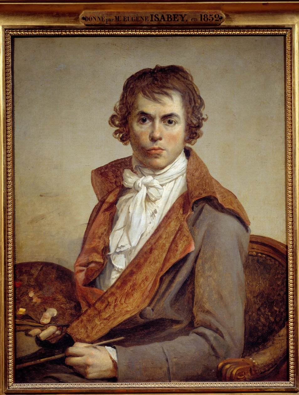 Obraz autoportretowy Jacques Louis David (1748-1825) XIX-wieczne słońce. 0,81x0,64 m - Autoportret autorstwa Jacques Louis David (1748-1825) autorstwa Jacques Louis David