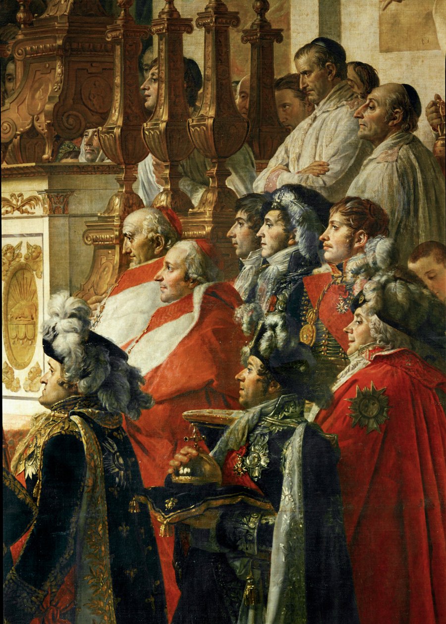 Koronacja cesarza Napoleona I Bonaparte ... autorstwa Jacques Louis David
