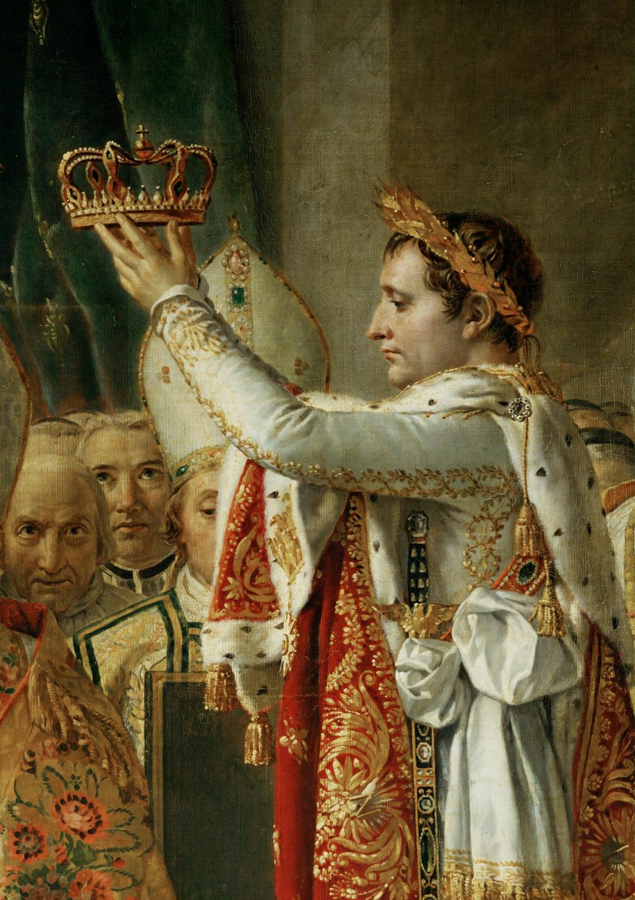Koronacja Napoleona I przez papieża Piusa VII w katedrze Notre-Dame de Paris ... autorstwa Jacques Louis David