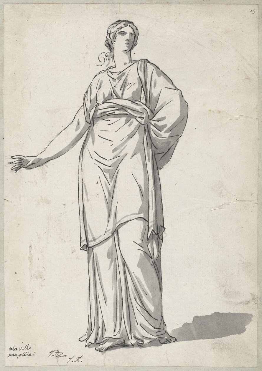 Kobieta z Willi Pamphili autorstwa Jacques Louis David