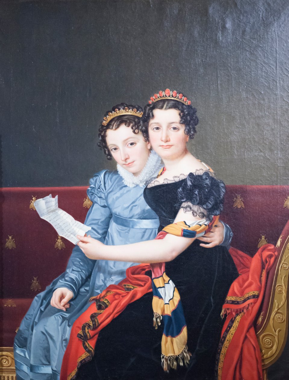 Zenaide i Charlotta Bonaparte autorstwa Jacques Louis David