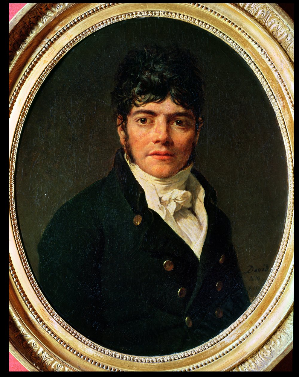 medalion Portret hrabiego Esteve, 1804 autorstwa Jacques Louis David