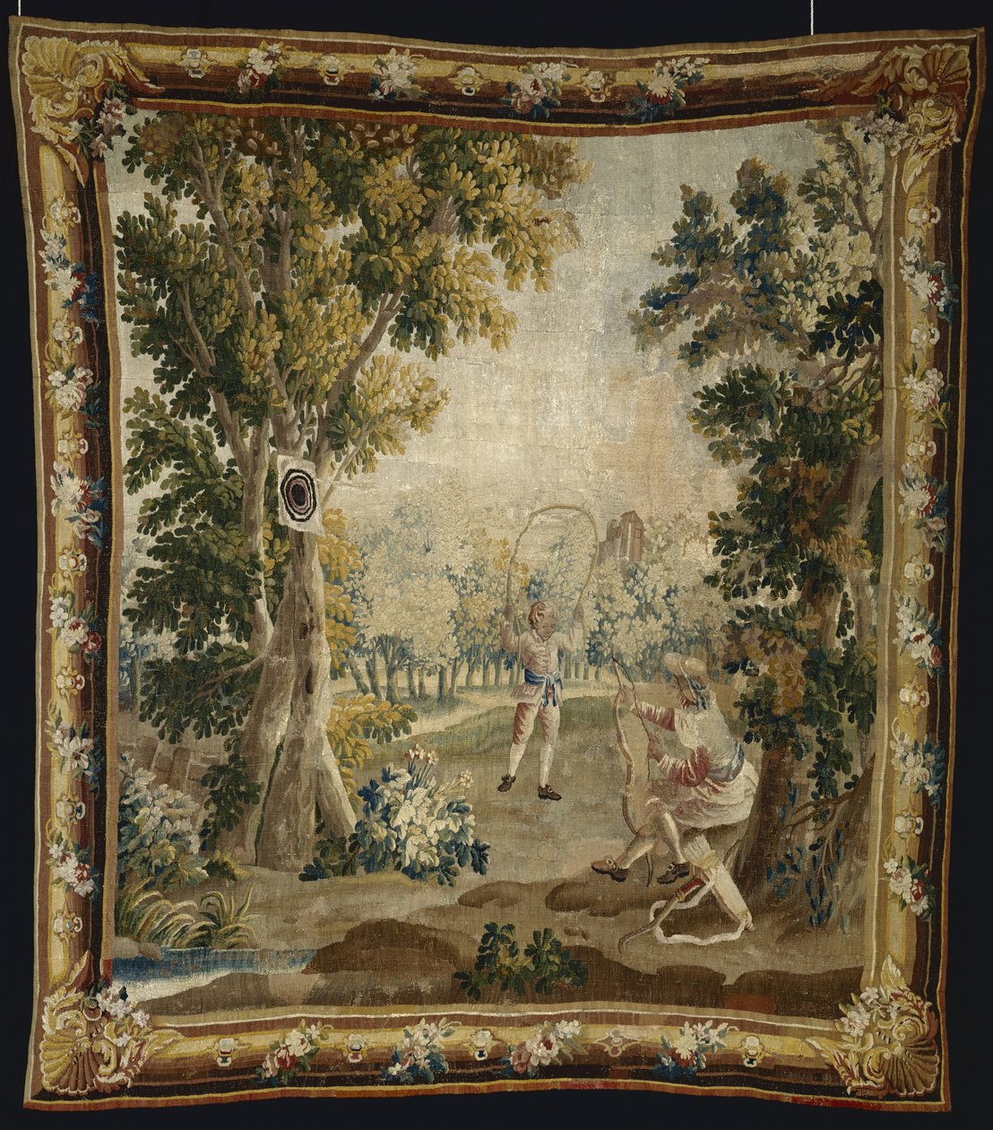 Łucznictwo, z Amusements Champêtres autorstwa Jacques Nicolas Julliard
