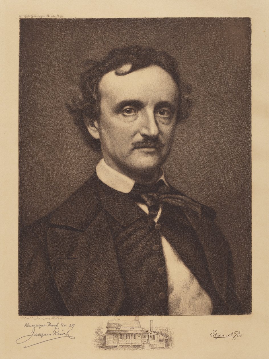 Edgar Allen Poe autorstwa Jacques Reich