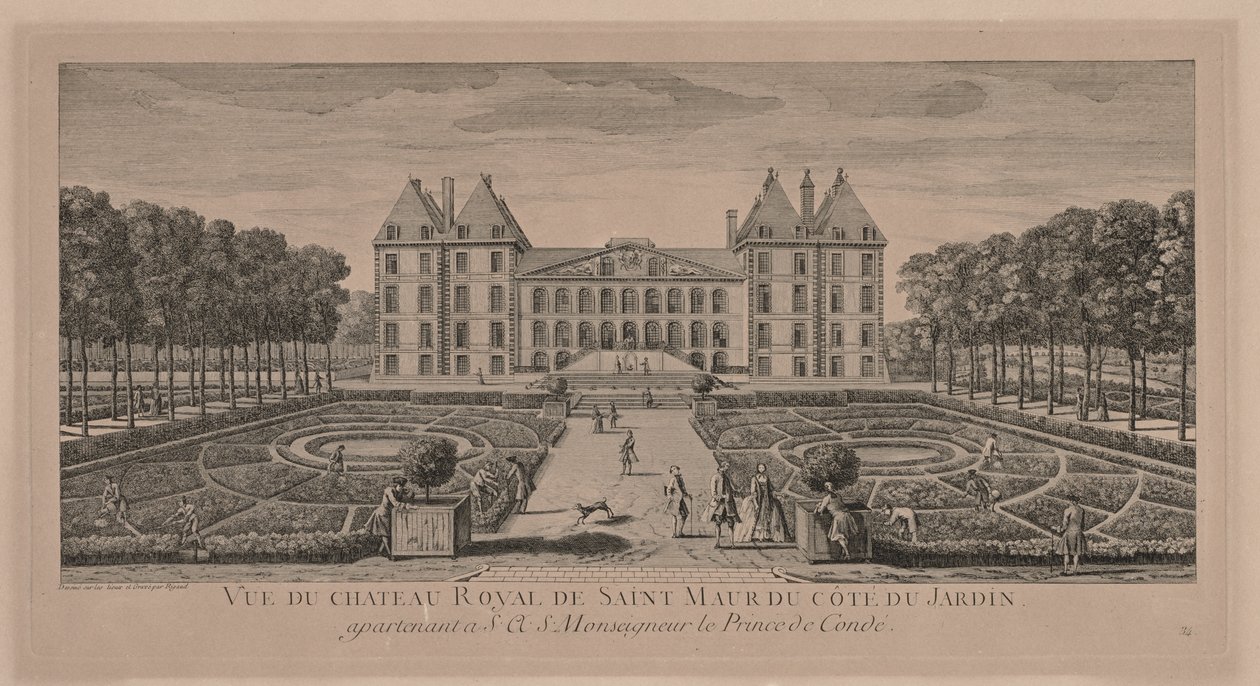 Zamek St. Maur autorstwa Jacques Rigaud