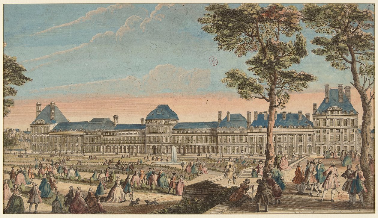 Promenady pałacu Tuileries autorstwa Jacques Rigaud