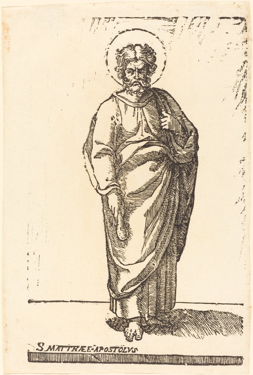 Św. Mateusz autorstwa Jacques Stella