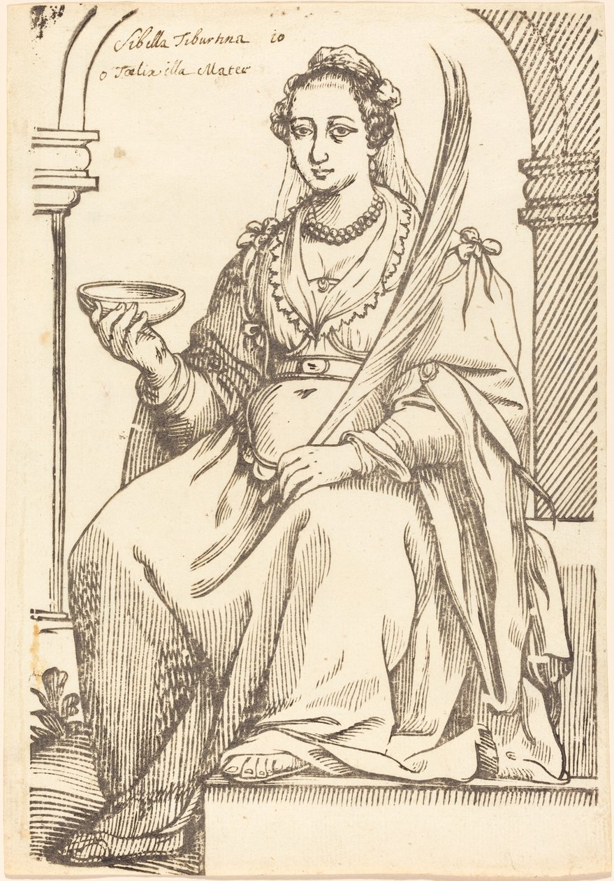 Sybilla Tiburtina autorstwa Jacques Stella
