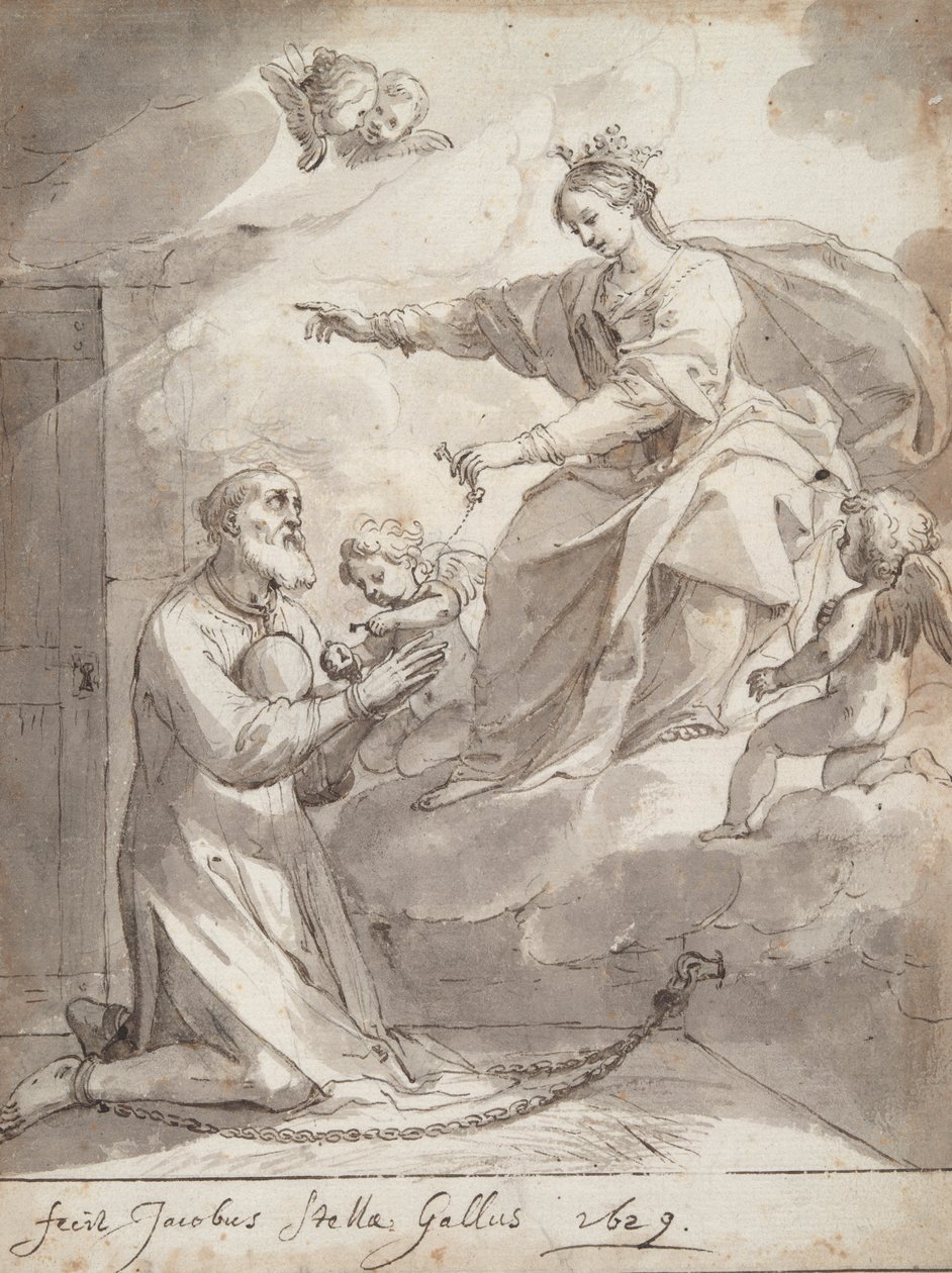Św. Filip w więzieniu autorstwa Jacques Stella