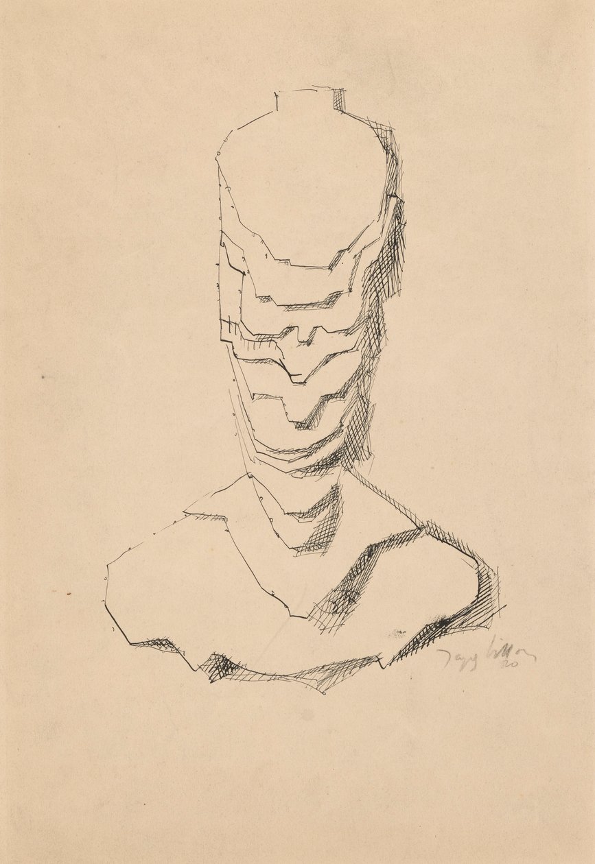Konstrukcja abstrakcyjna (Baudelaire) autorstwa Jacques Villon