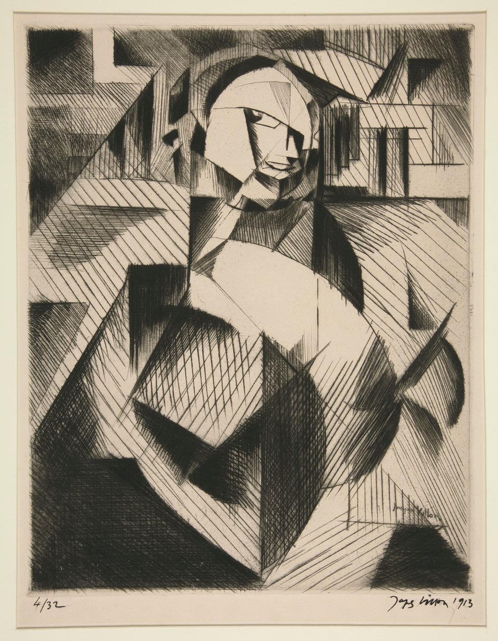 Portret autorstwa Jacques Villon